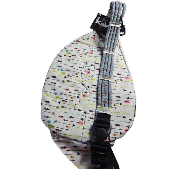 NWT KAVU Original Rope Sling Bag Polyester Crossbody Backpack - Arrow Dynamic main image 4